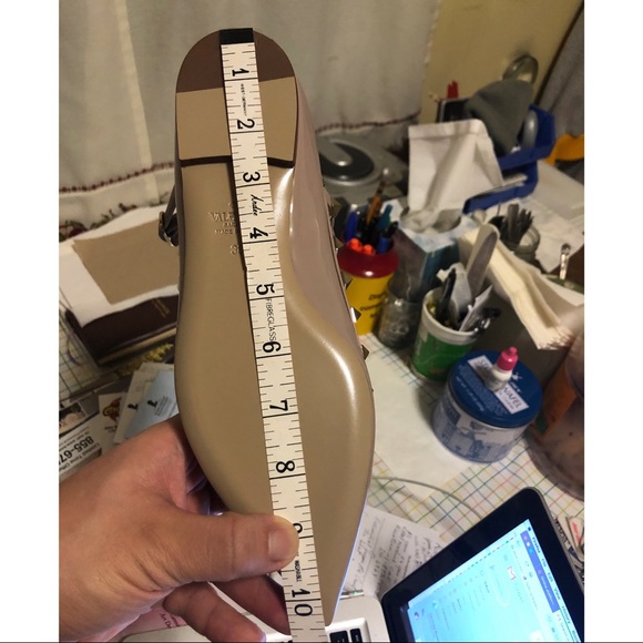 VALENTINO ROCKSTUD CAGED LEATHER BALLERINA FLAT 38 - Picture 8 of 8